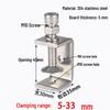 304 Stainless Steel U-Shaped Tiger Pipe Clamp Fastening Clip