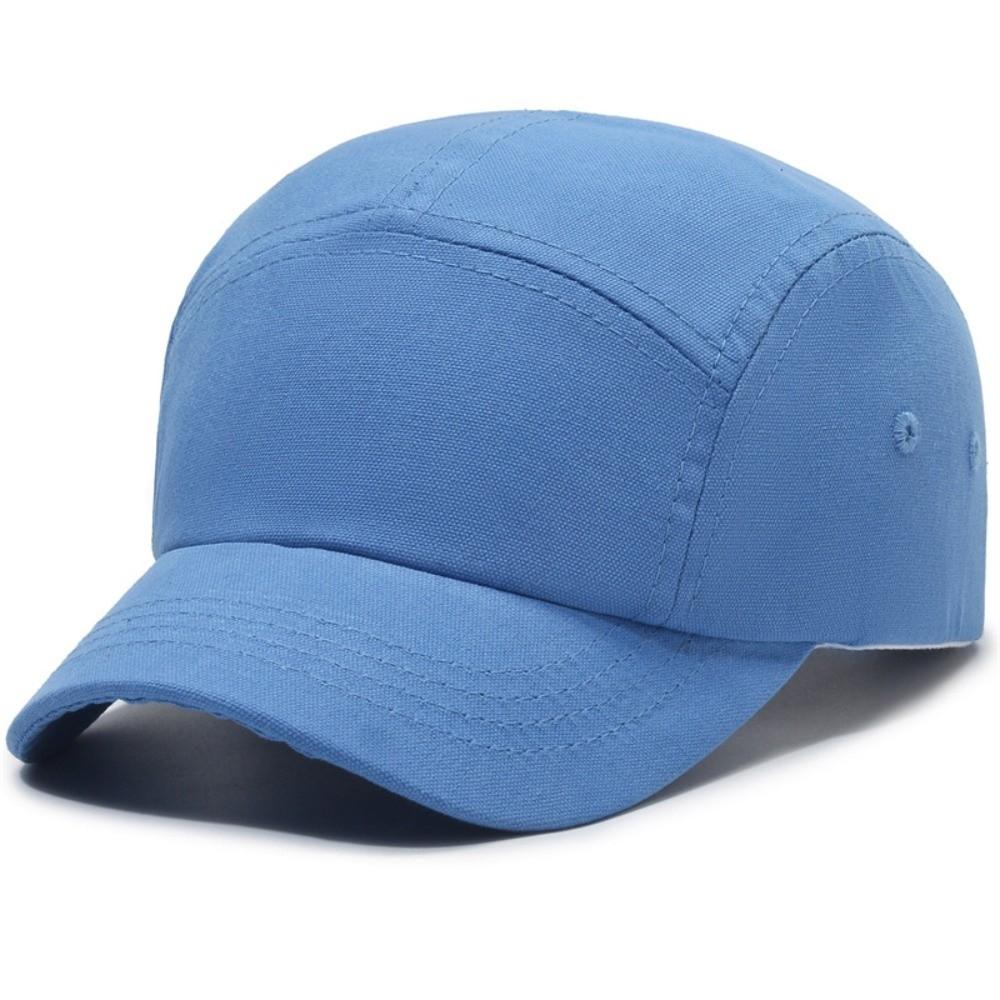 New Short Brim Baseball Cap Vintage Simple Dad Hat Casual Sun Protection Peaked Cap Summer