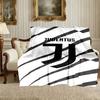 Couverture à motif du Football Club Juventus, Couverture douillette pour un confort toutes saisons sur les canapés, lits, au bureau, en voiture, en camping et en voyage