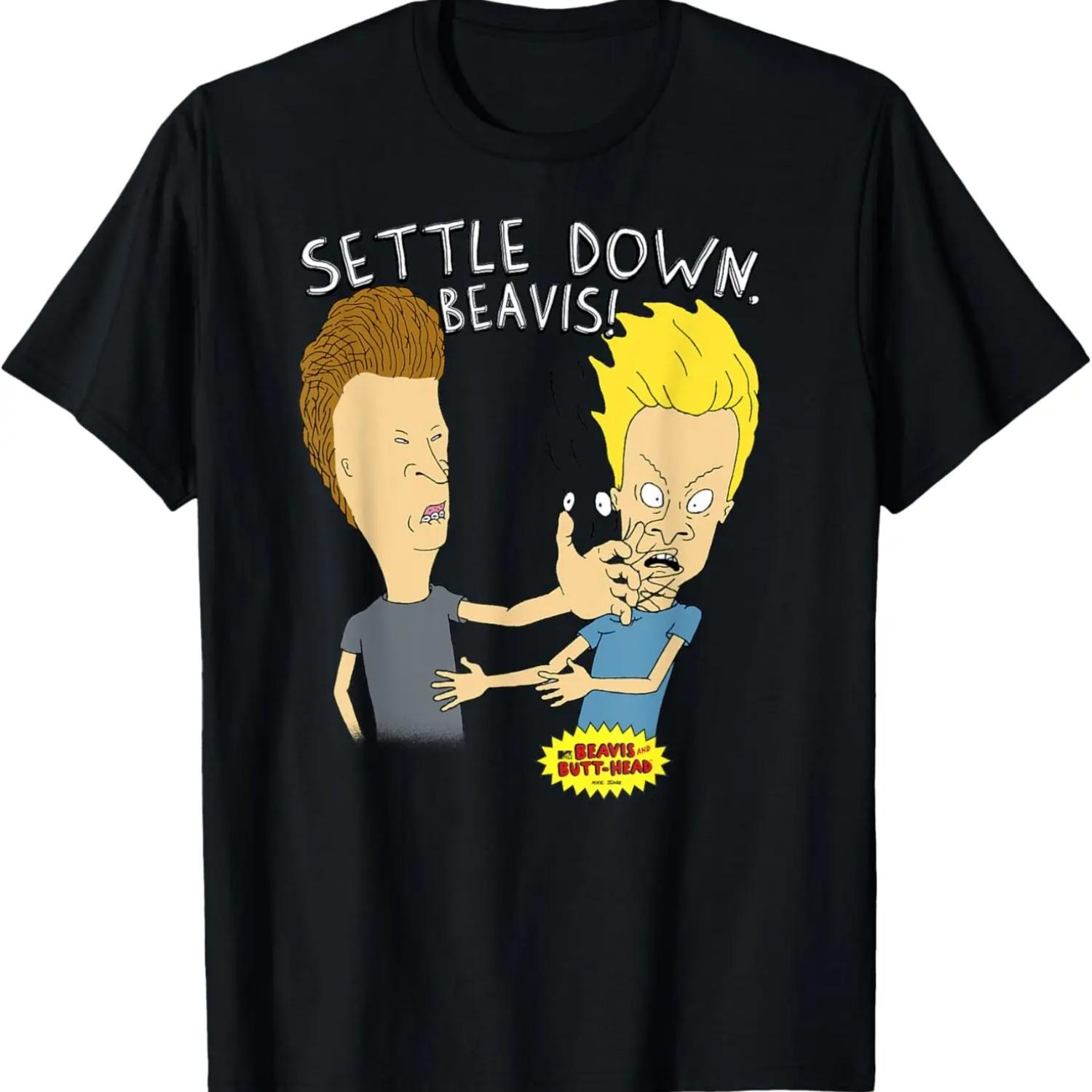 Beavis And Butt-Head Settle Down Beavis T-Shirt S