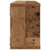 Vidaxl Półki Ścienne Kostki, 4 Szt., Stare Drewno, 60X15X23 Cm