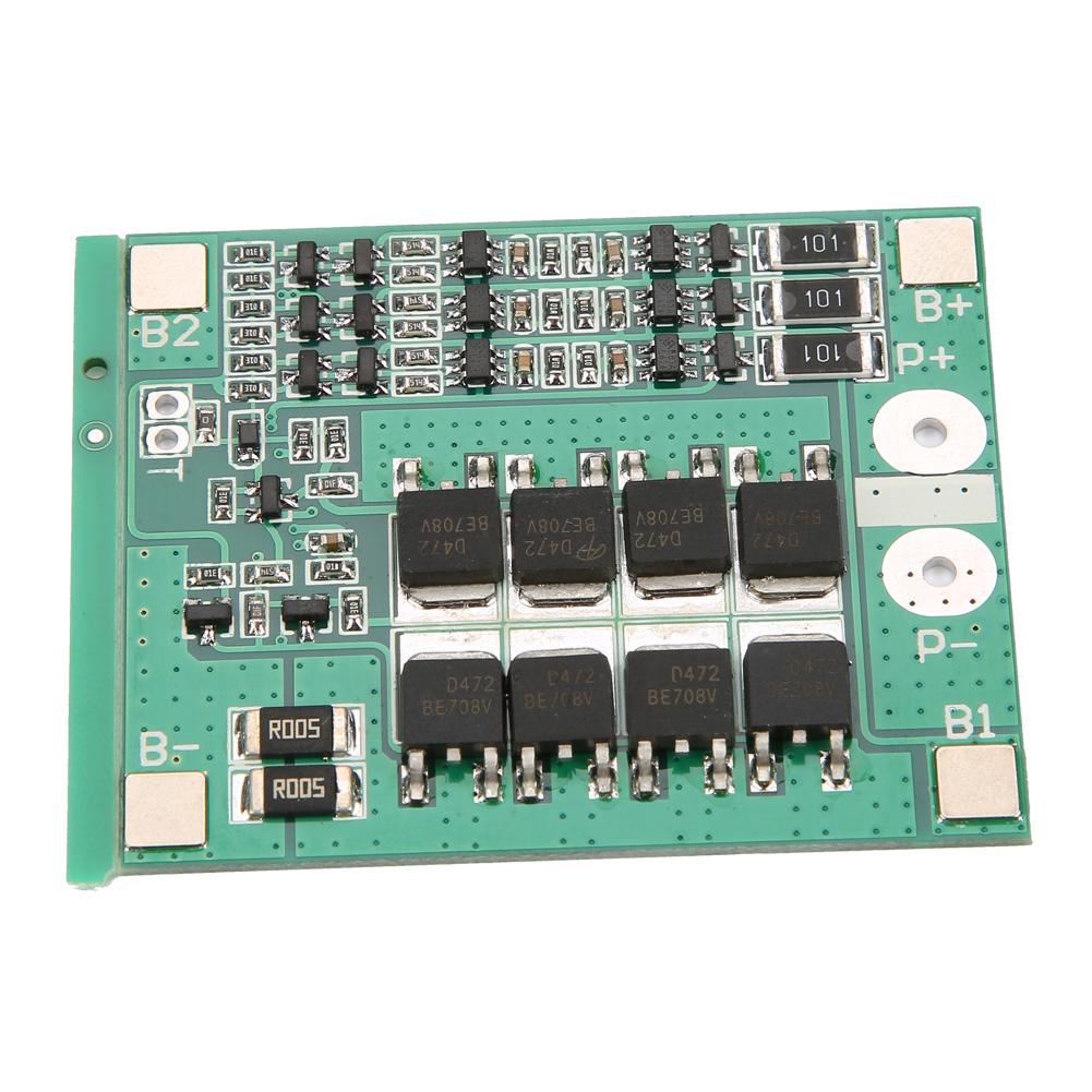 3S 12V 25A Lithium Battery Board PCB with Balance Circuit