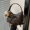 Bag niche design bow hand bag versatile commuter messenger bag Maillard bag women