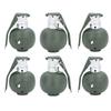 6PCS Kids Hand Grenades Toy with   Sound Light Effect Role Playing Props Fake Grenade Toy