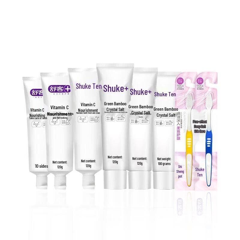 

Shuke Vitamin C & Bamboo Salt Toothpaste Toothbrush Set