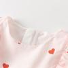 DAVE&BELLA Girls' Heart Print Summer Dress