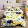 "Bowling Set for Fun Games" kid's and adults' bedroom decor, Exquisite three-piece bedding set gift