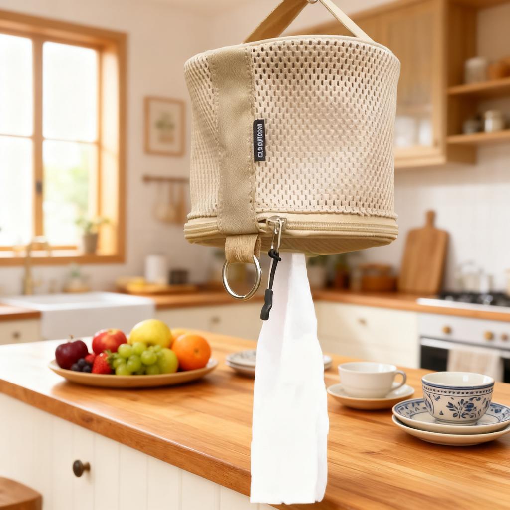 Waterproof Hanging Tissue Dispenser Portable Toilet Roll Storage Case Outdoor Indoor Polyester Paper Holder Organizer