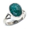 Emerald(Simulated) Gemstone Handmade 925 Sterling Silver Jewelry Ring S.6 M4F71