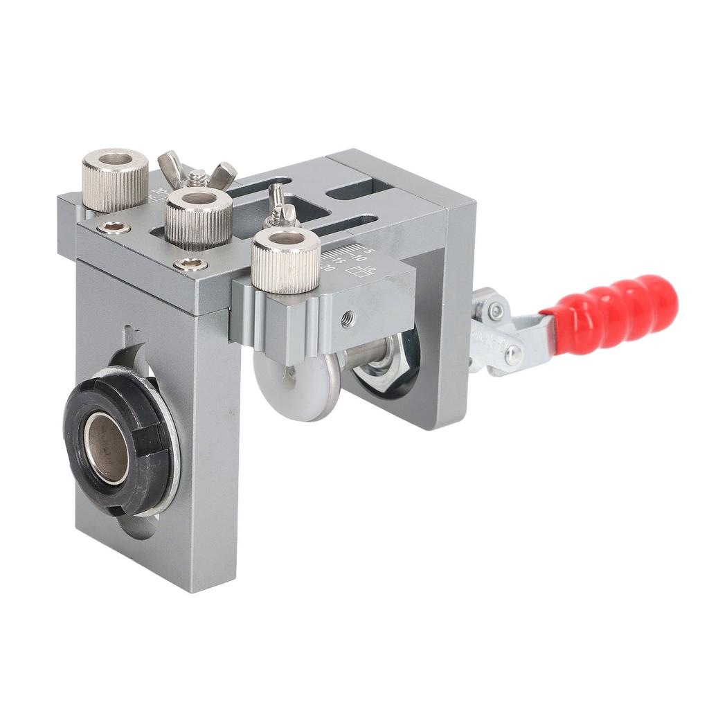 Dowel Jig Drill Hole Guide Locator Aluminium Alloy Drilling Tool Set Kit for Woodworking