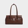 Advanced Boston Women's Bag, New Versatile Buckle, French Stick, Underarm Women's Bag, Fashionable and Simple Shoulder Bag