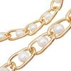 Women's Beaded Pearl Chain Waist Belt - 6mm To 8mm Aluminum Chain for Boots and Clothing Accessories
