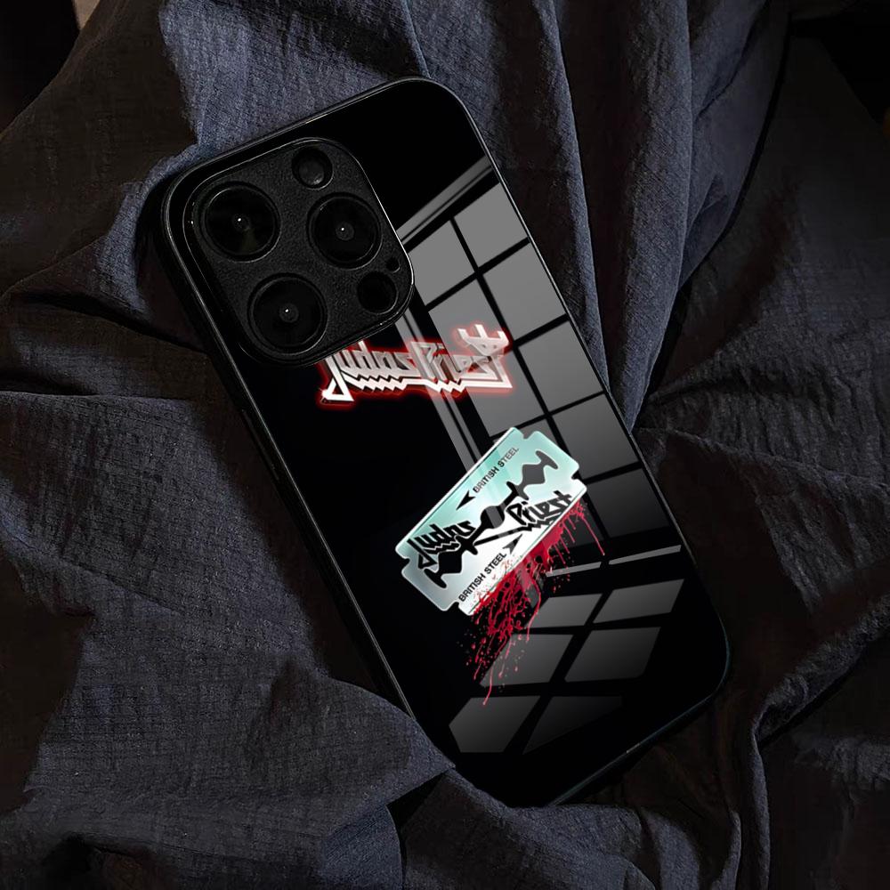 Band J-Judas Priest-Music Phone Case For IPhone 17 Pro Max 15 Pro 16 14 Plus 12 13 Mini 11 Pro Shockproof Glass Cover