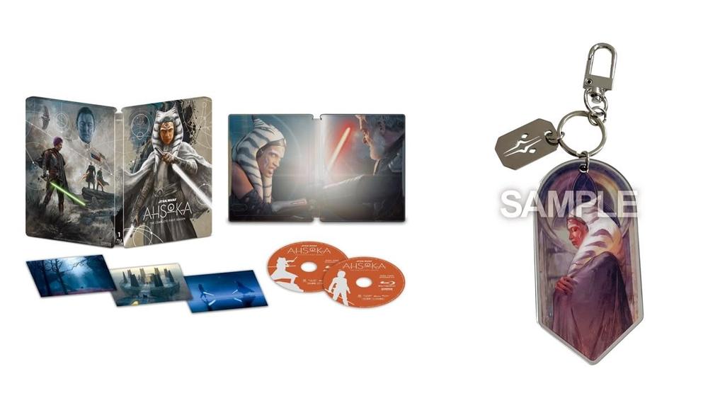 Star Ahsoka Edition Steelbook Includes a Mirrored Acrylic Keychain Wars Blu-ray Collector's (Limited Edition) [Blu-ray]