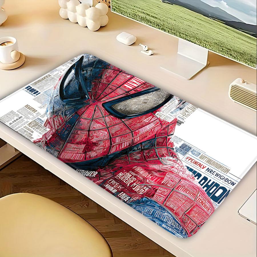 

Marvel Spiderman Cool Waterproof Mouse Pad Game Console Pad Desk accessories Keyboard Mouse Pad Computer Laptop Pad office Pad 220x180x2mm