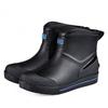 Water shoes fashion short tube rain shoes men's low tube work shoes low top non-slip shoes wear-resistant rubber shoes fishing shoes
