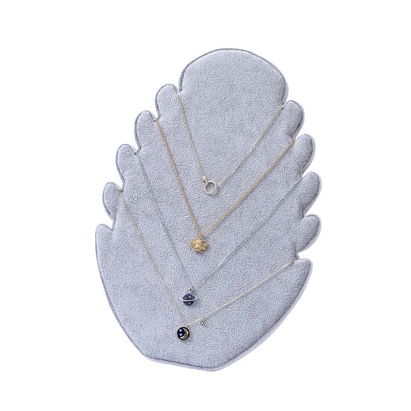 Flannel Jewelry Display Stand for Necklaces, Earrings, and Pendants with Flame Board Design