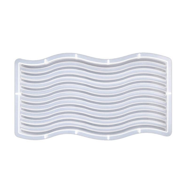 Striped Coaster Silicone Molds for Resin Casting Arch Door Coaster Tray Molds Epoxy Casting DIY Craft Cup Mat Resin Mold