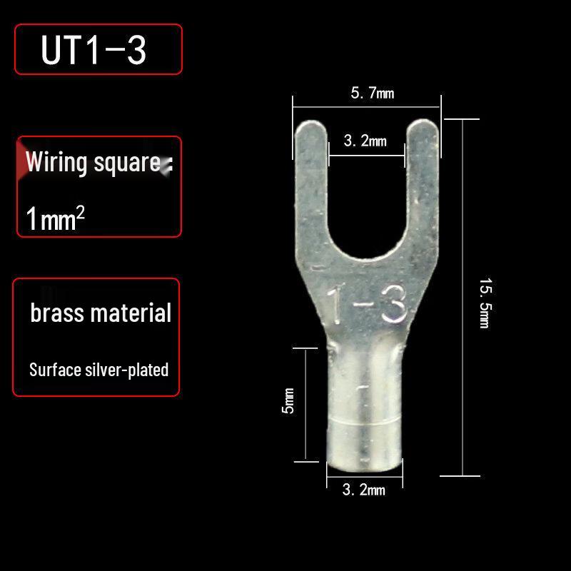 

UT Fork Cold-Press Bare Wiring Terminals