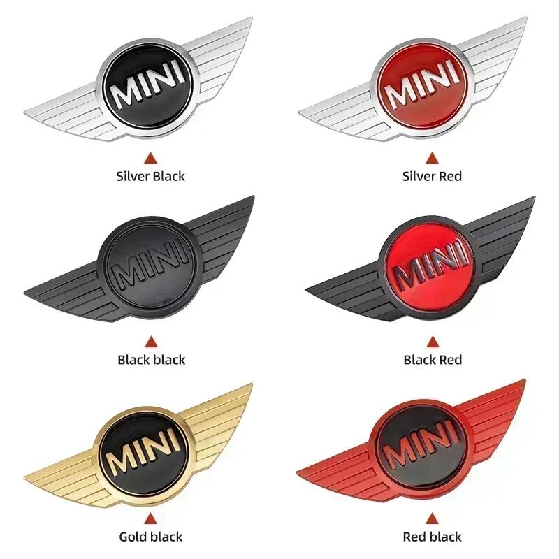 Metal Car Front Hood Rear Trunk Emblem Badge Sticker for BMW Mini Cooper S F55 F56 F57 R55 R56 R60 Replacement Logo Accessories mkhr65