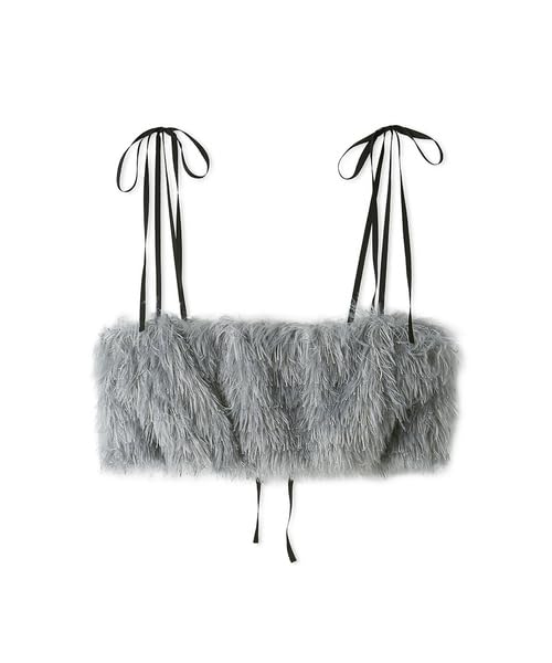 

Lily Brown Бюстье Женское Мехоподобное 2-стороннее (LWFT244015, Серый) серый