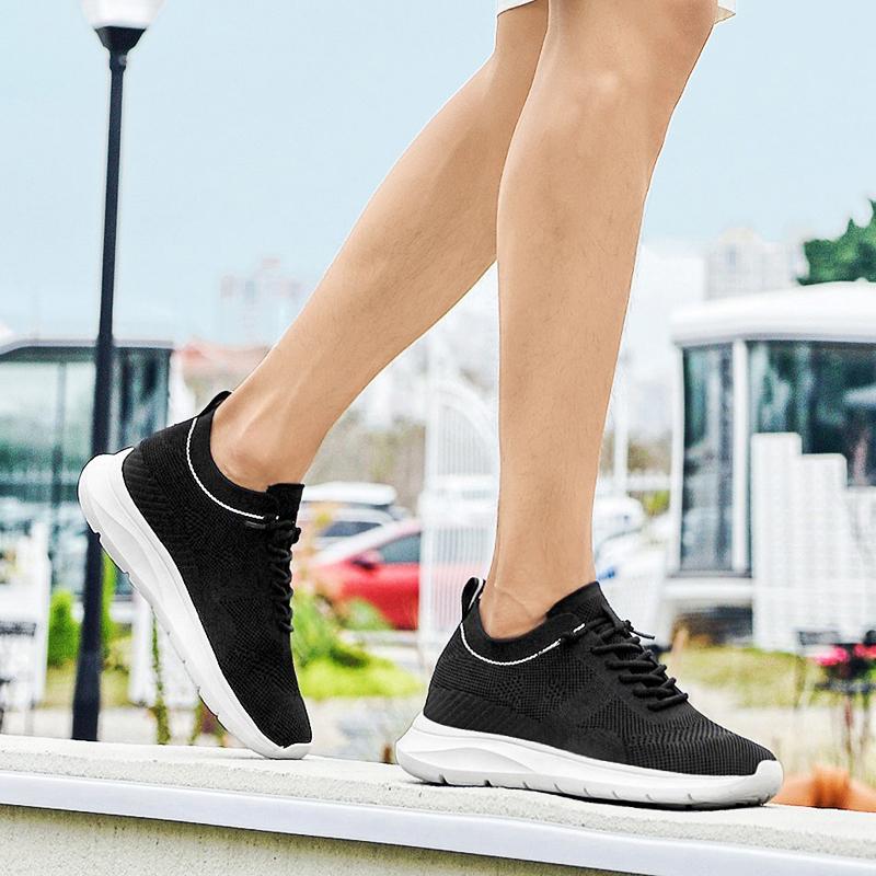 New Men Mesh Elevator Shoes Heightening Sneakers for Men 6cm Breathable Height Increased Shoes for Man Sports Shoes