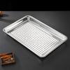 Commercial Stainless Steel Perforated Steamer Tray