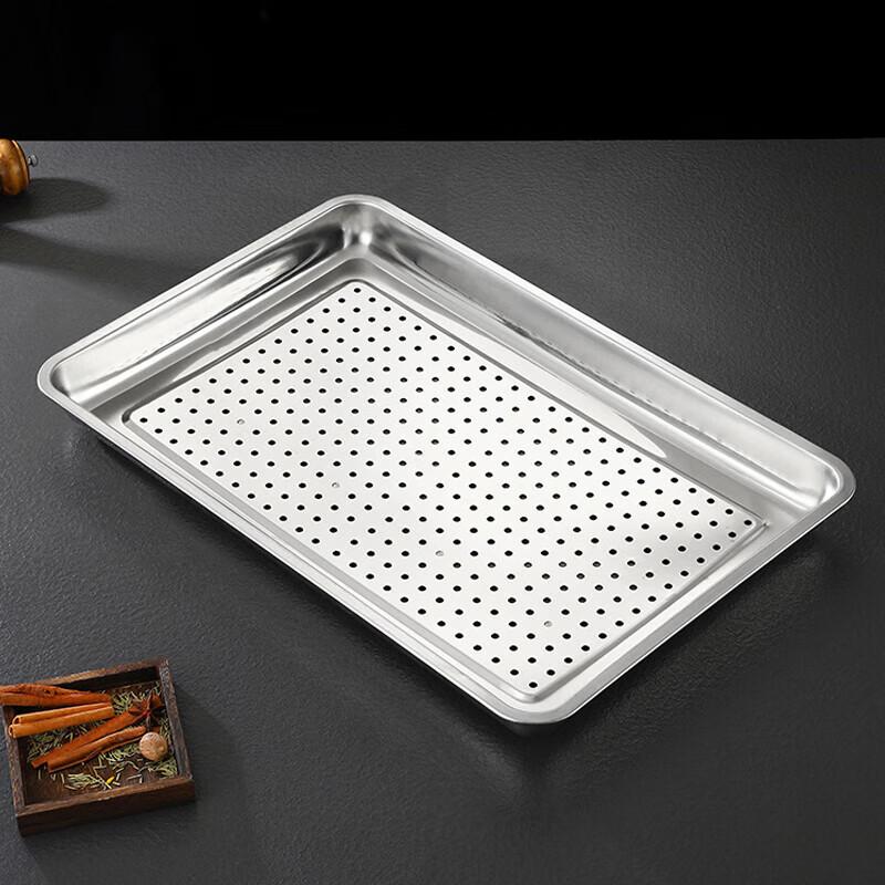 Commercial Stainless Steel Perforated Steamer Tray