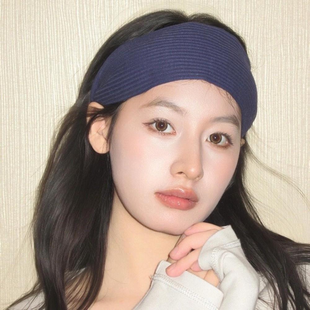 High-End Turban Headband Soft Head Band Trendy Wide Knitting Hairbands  Hair Accessories