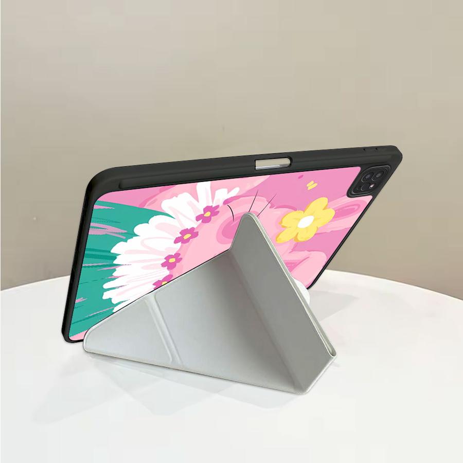 Pink Rabbit Cute Tablet Case For iPad Pro 11th 10th 9th 8th 7th 12.9inch Air 4 5 M3 M2 1 2 M4 11inch Mini 6 7 Pro 2025 Holder