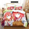 3D Print Quintessential Anime Quintuplets Bedding Set Boys Girls Twin Queen Full Size Duvet Cover Pillowcase Bed Adult Bedroom