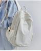Korean Style Lightweight Backpack - Versatile Solid Color for Students and Women