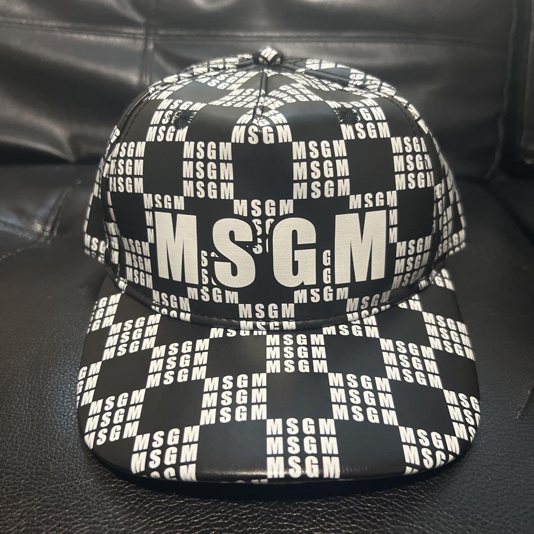 

[USED] MSGM checked baseball cap