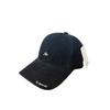Korean big head circumference visor An embroidered soft top baseball cap men's retro trendy brand letter embroidery cap women