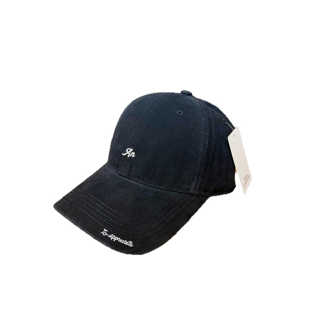 Korean big head circumference visor An embroidered soft top baseball cap men's retro trendy brand letter embroidery cap women
