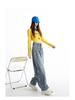 Retro Wide-Leg Jeans for Women - Spring Plus Size, Loose Fit, Floor-Length Pants