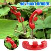 10 pièces Dispositif de pliage de plante Clip tomate en plastique, Clip de fixation anti-pliage de renforcement de branche, Clip de mise en forme de plante horticole pour protection de tige d'oreille