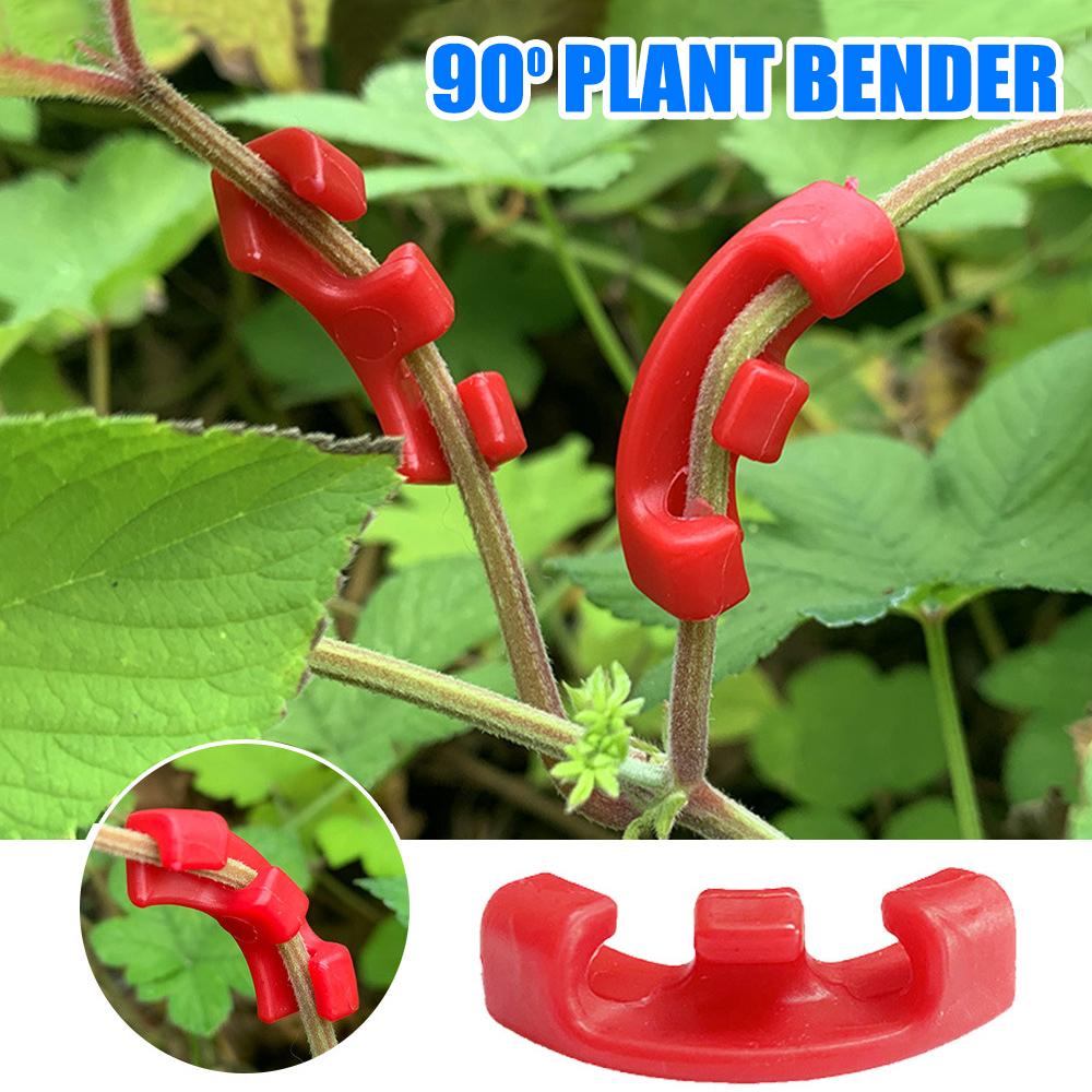 10 pièces Dispositif de pliage de plante Clip tomate en plastique, Clip de fixation anti-pliage de renforcement de branche, Clip de mise en forme de plante horticole pour protection de tige d'oreille