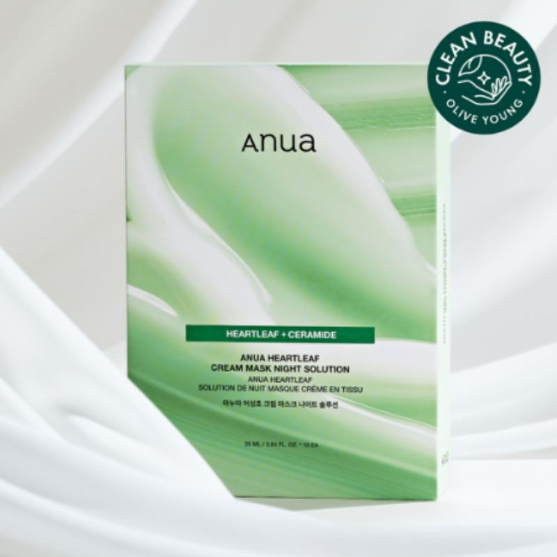 Anua Eoseongcho Cream Mask Night Solution 10 Sheets