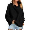 Women's Fashionable Long-sleeved Pullover And Solid-color Sweatshirt