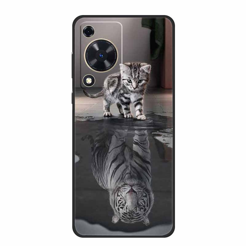 For Huawei Nova Y72s Phone Case Y 72 s Coque Black Silicone Soft Back Cover Case For Huawei Nova Y72 Y63 Case Y 63 Funda Shell