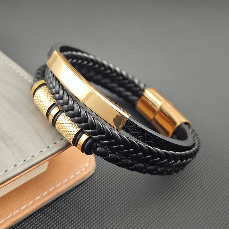 Jiangmingao Jewelry Bracelet Classic Cool Men Punk Rock Fashion Bracelets Free Delivery Shipping Items Discount