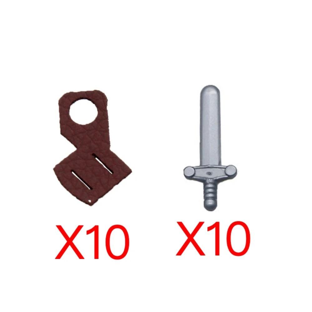 Mittelalterliche Burgsoldaten Actionfiguren Baustein Drache Anime Ritter Zubehör Kriegspferd Miliz Helm Schild Spielzeug Geschenk B15