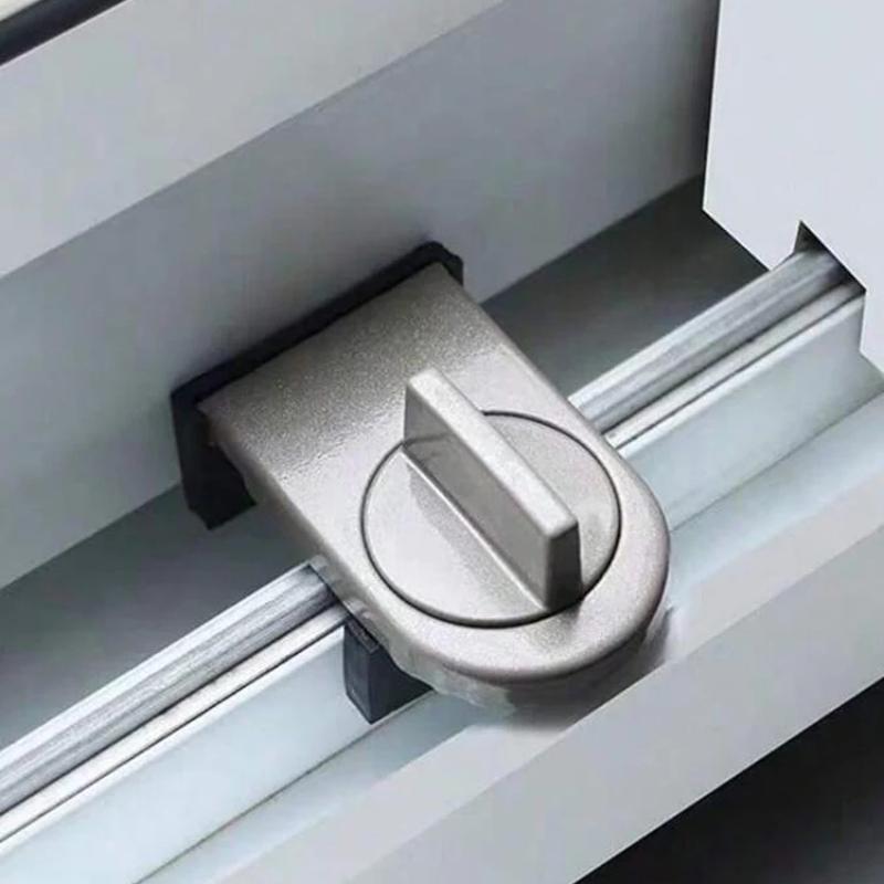 Window Lock Buckle, Screen Window Fixing Buckle, Living Room Sliding Door Safety Lock, Child Protection Sliding Door Limiter