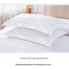 GOWKE Solid White Duvet Cover and Pillowcase Set