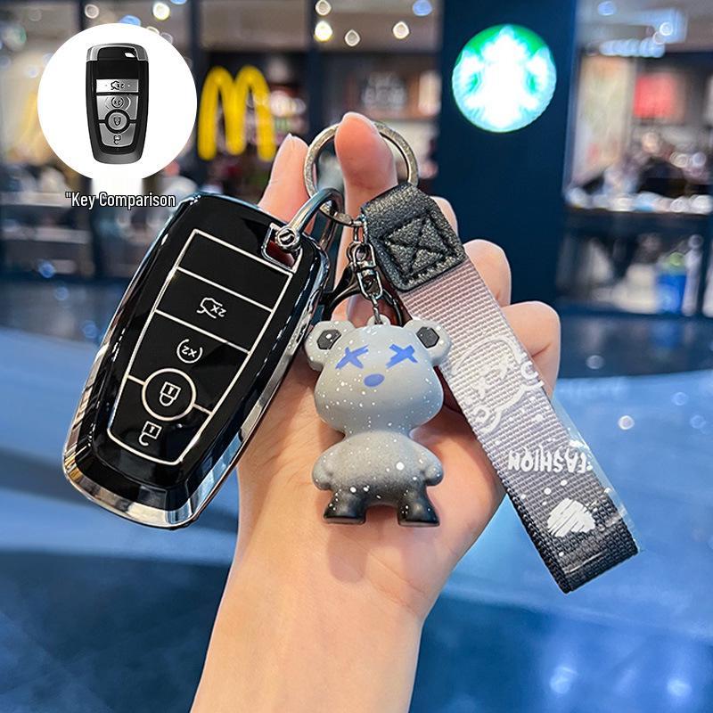 Key Case Shell for Ford Mondeo, Explorer, Focus, and Edge - Suitable for Men and Women