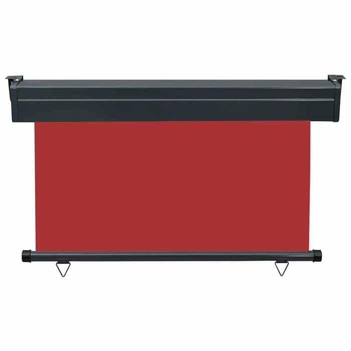 VidaXL Auvent latéral de balcon 120x250 cm Rouge