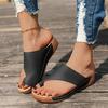 Outdoor Platform Plus Size Slippers 2025 Summer Light Open Toe Women's Slippers Casual Thong  Women Concise Round Toe Sandals