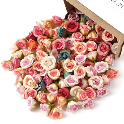 20 Stück 2cm Mini Rose Künstliche Blumenköpfe Für Heimdeko Hochzeitsdekoration Kunstblumen DIY Kranz Scrapbook Geschenke Zubehör