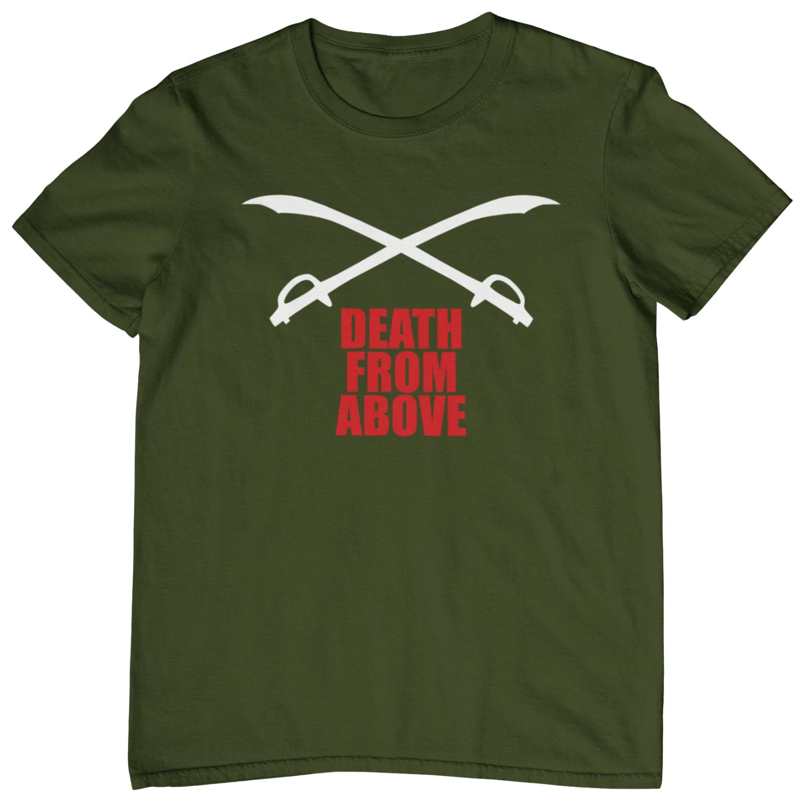 DEATH FROM ABOVE T-Shirt - napalm brando cult film apocalypse now kurtz conrad 2XL
